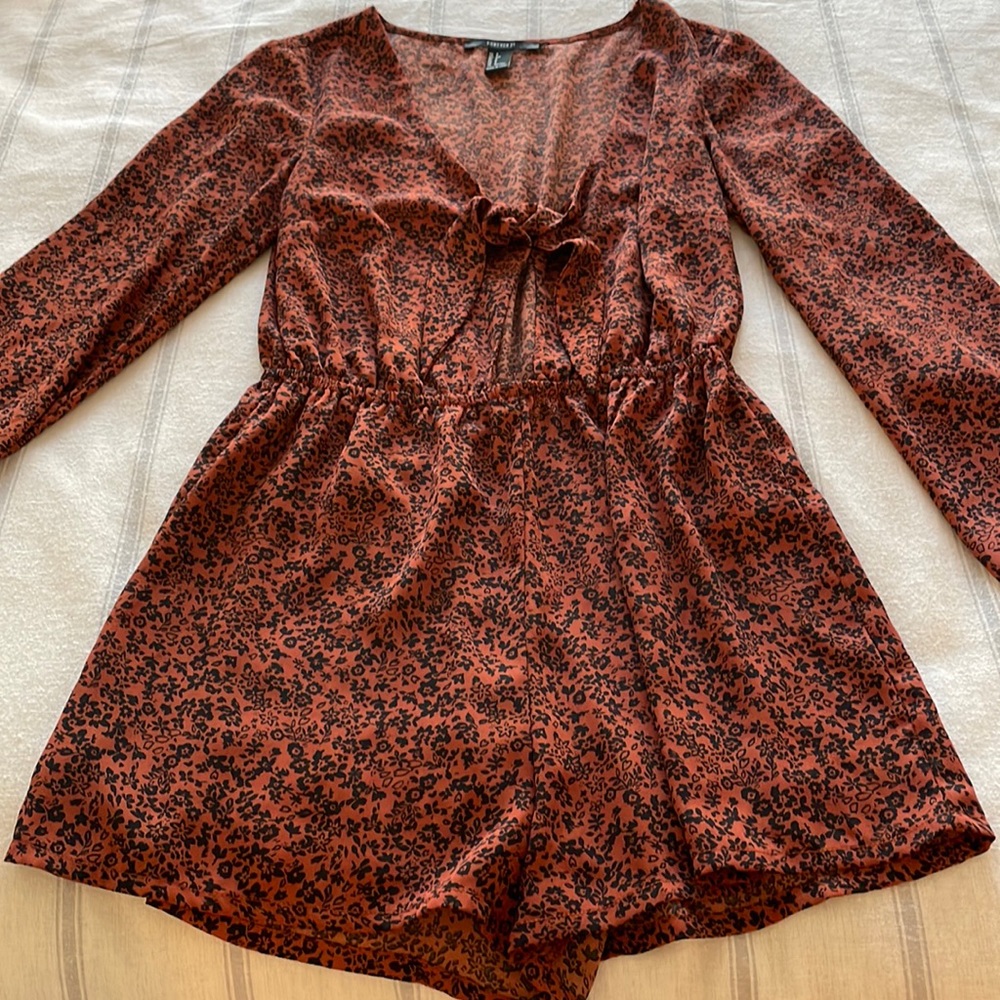 Long sleeve romper